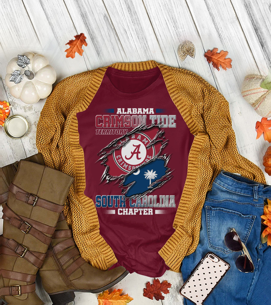 Alabama Crimson Tide Territory South Carolina Chapter T-Shirt