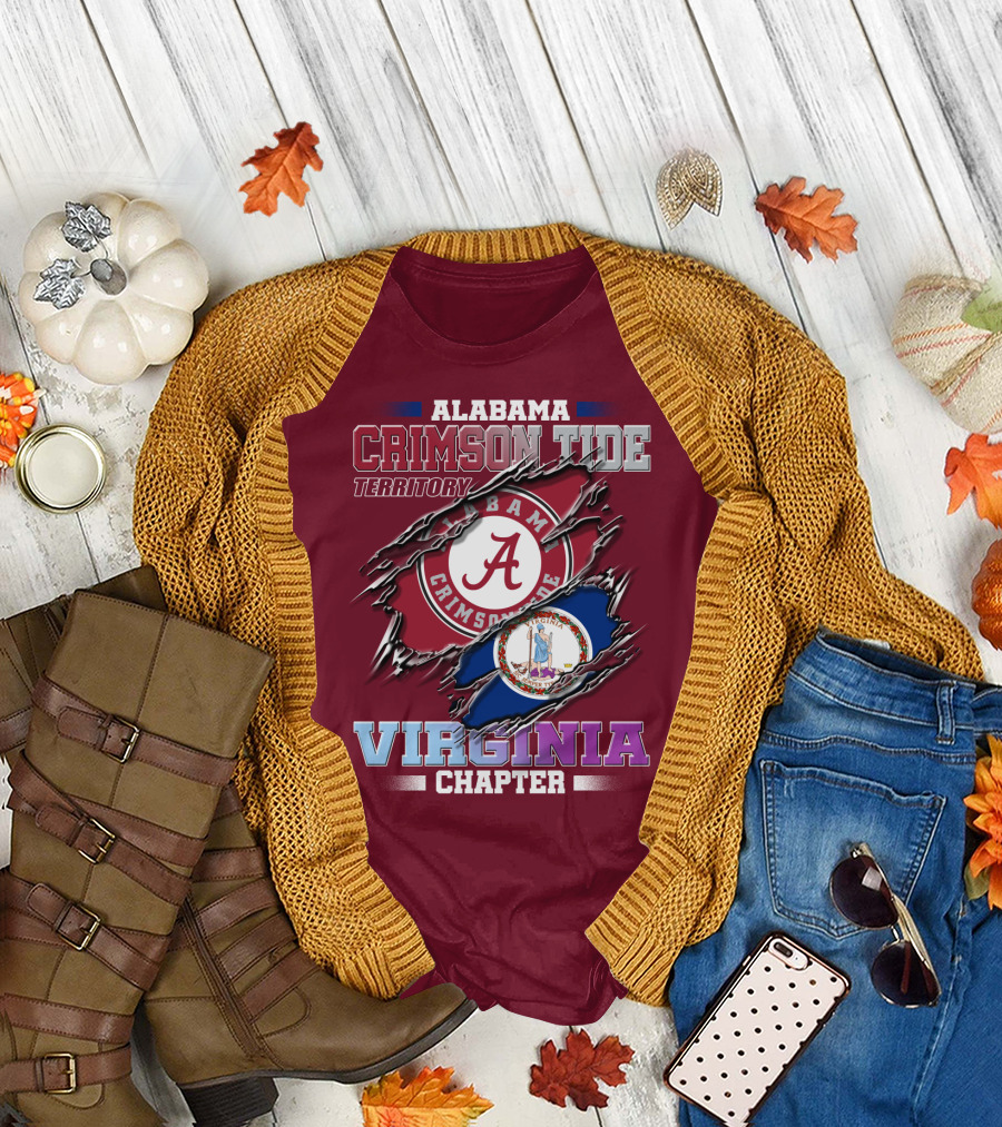 Alabama Crimson Tide Territory Virginia Chapter T-Shirt
