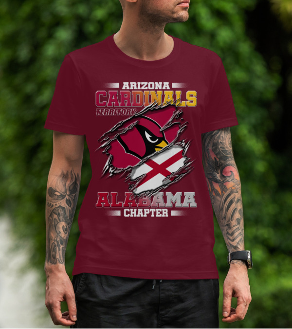 Arizona Cardinals Territory Alabama Chapter T-Shirt