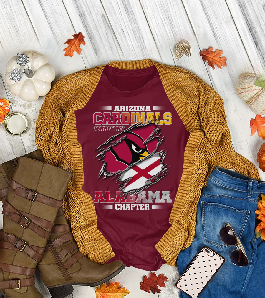 Arizona Cardinals Territory Alabama Chapter T-Shirt