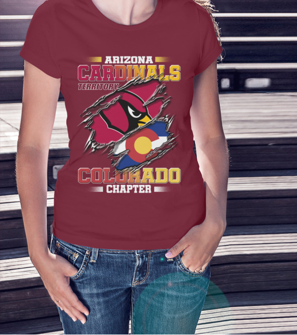 Arizona Cardinals Territory Colorado Chapter T-Shirt