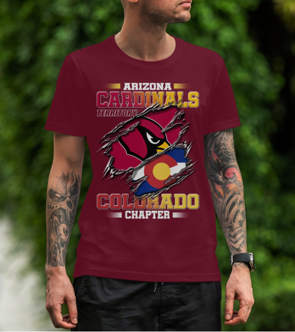 Arizona Cardinals Territory Colorado Chapter T-Shirt