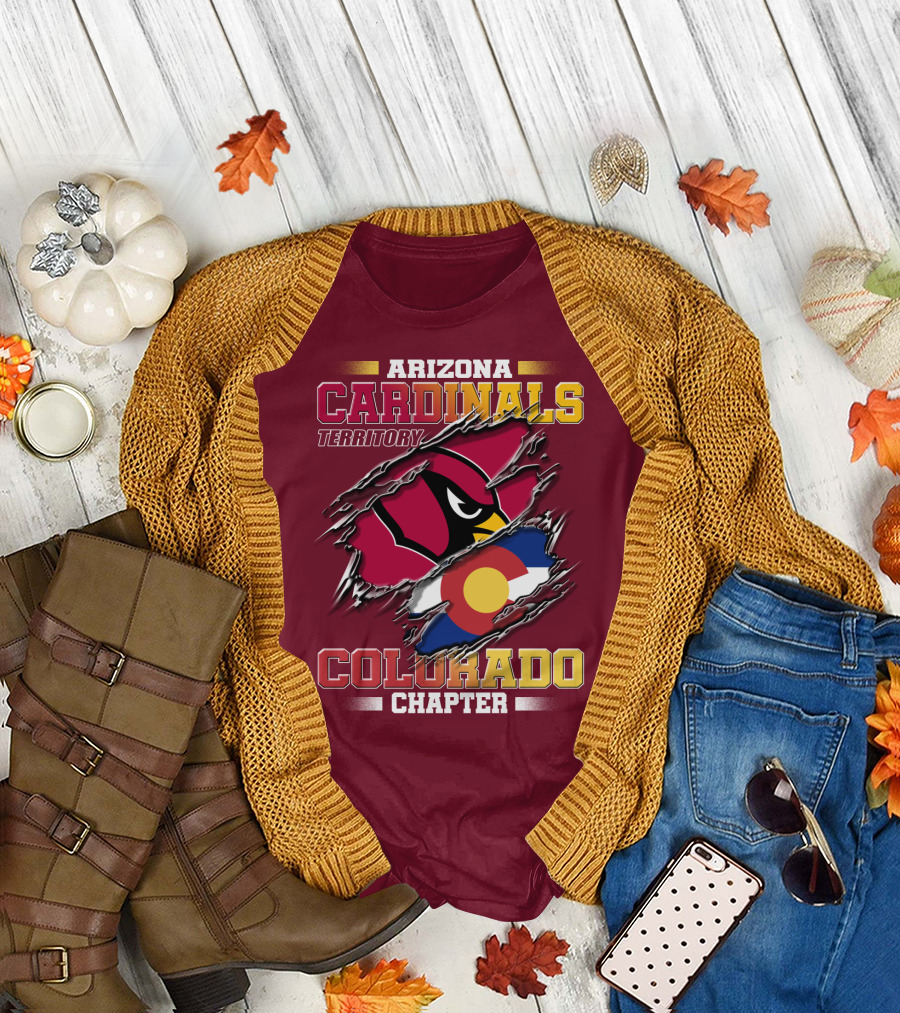 Arizona Cardinals Territory Colorado Chapter T-Shirt