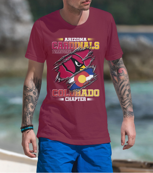 Arizona Cardinals Territory Colorado Chapter T-Shirt