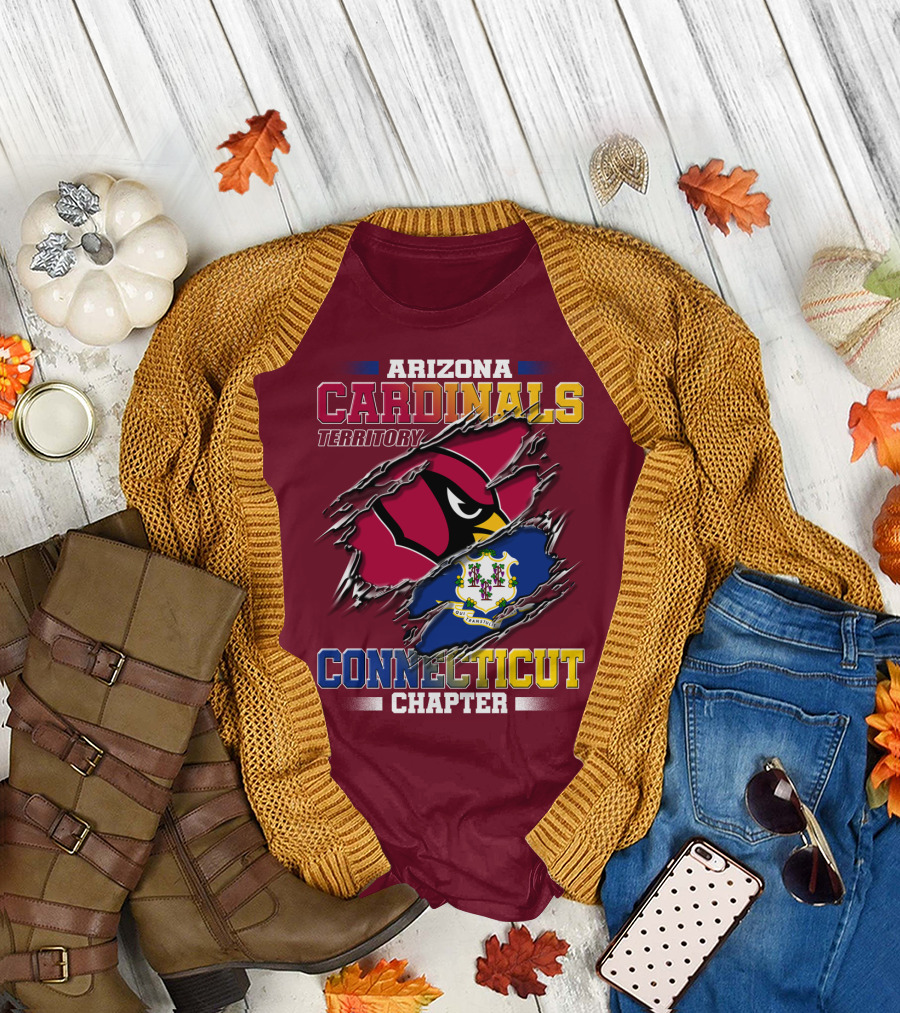 Arizona Cardinals Territory Connecticut Chapter T-Shirt