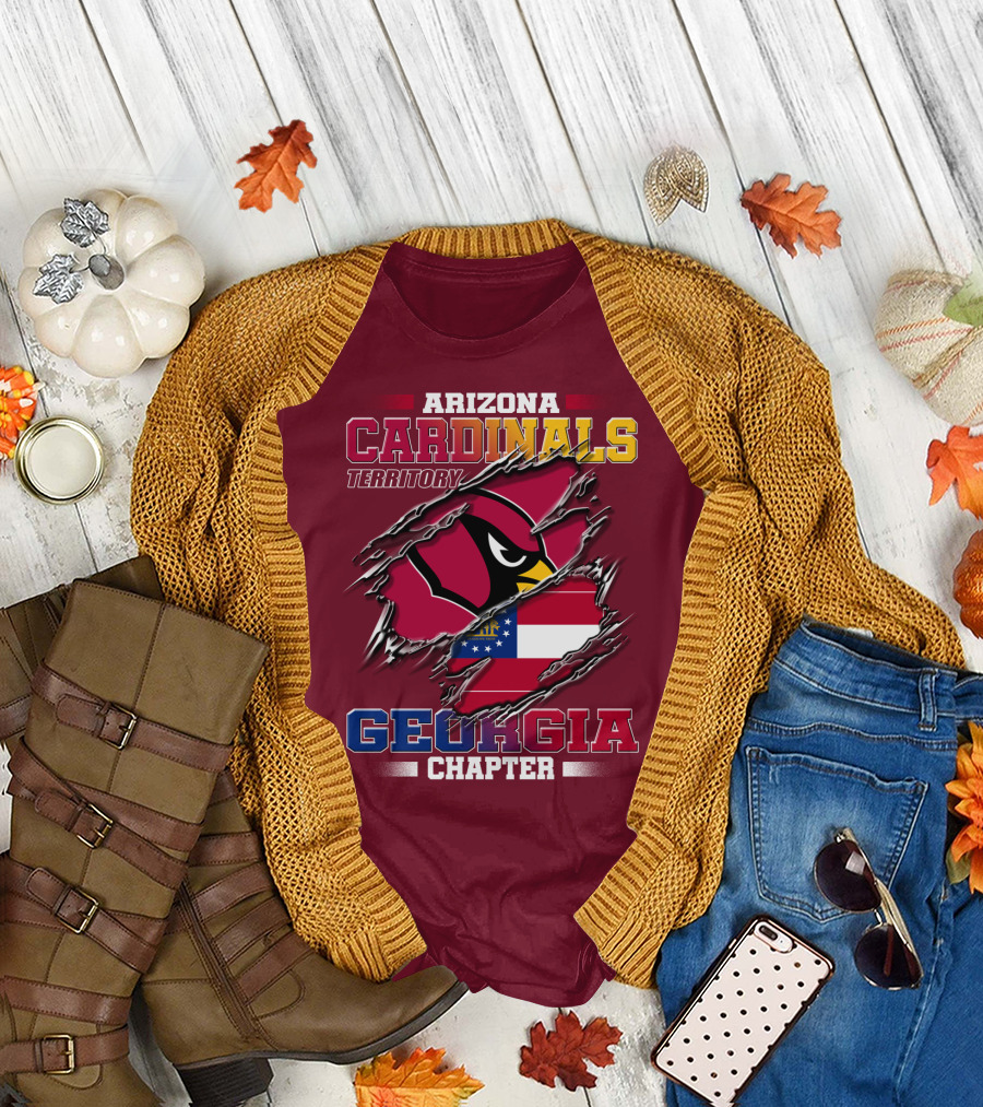 Arizona Cardinals Territory Georgia Chapter T-Shirt