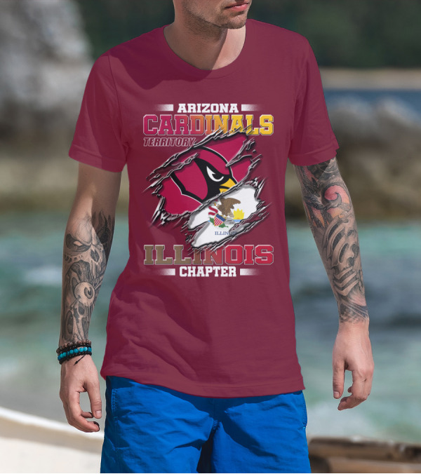 Arizona Cardinals Territory Illinois Chapter T-Shirt