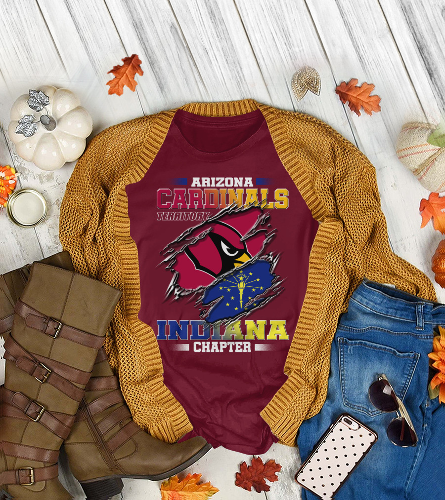Arizona Cardinals Territory Indiana Chapter T-Shirt