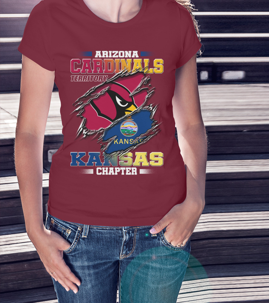Arizona Cardinals Territory Kansas Chapter T-Shirt