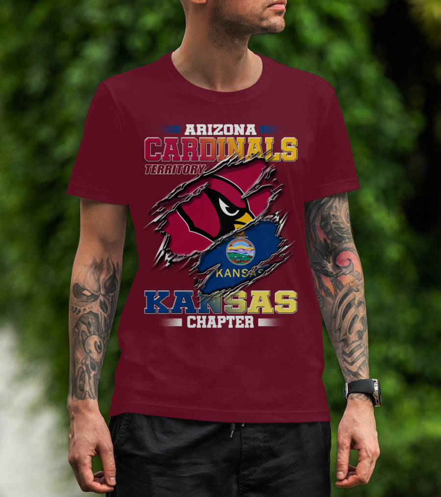 Arizona Cardinals Territory Kansas Chapter T-Shirt