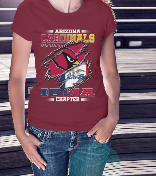 Arizona Cardinals Territory Iowa Chapter T-Shirt