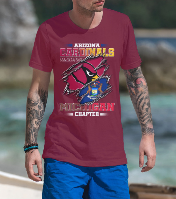 Arizona Cardinals Territory Michigan Chapter T-Shirt