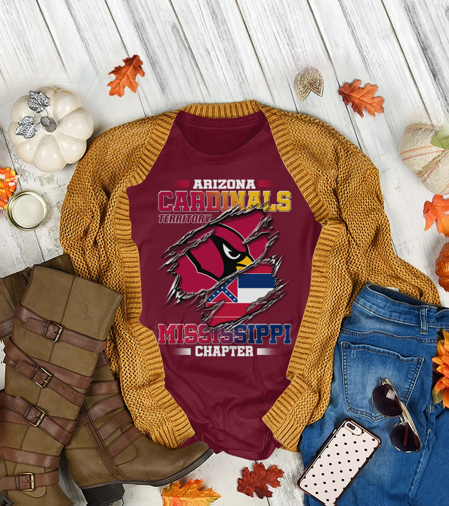 Arizona Cardinals Territory Mississippi Chapter T-Shirt