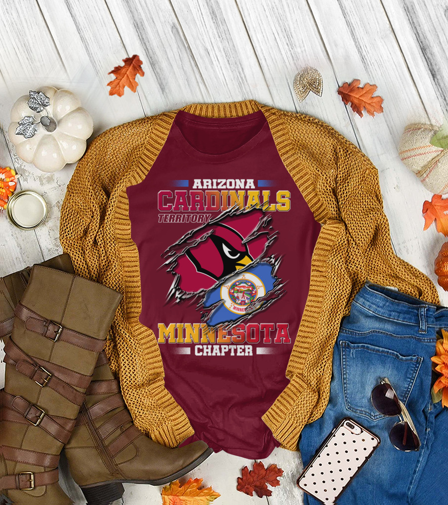 Arizona Cardinals Territory Minnesota Chapter T-Shirt