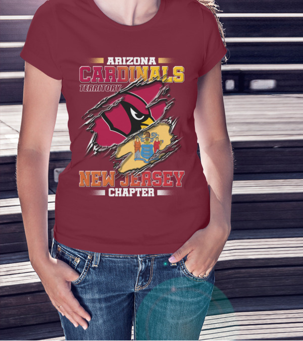 Arizona Cardinals Territory New Jersey Chapter T-Shirt