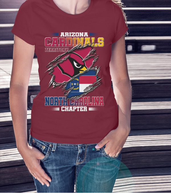 Arizona Cardinals Territory North Carolina Chapter T-Shirt