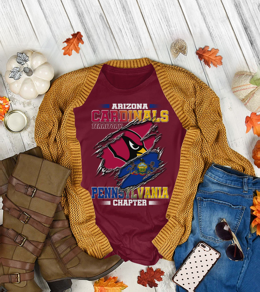 Arizona Cardinals Territory Pennsylvania Chapter T-Shirt