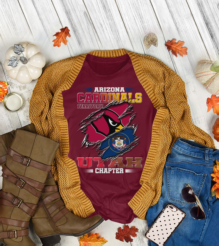 Arizona Cardinals Territory Utah Chapter T-Shirt