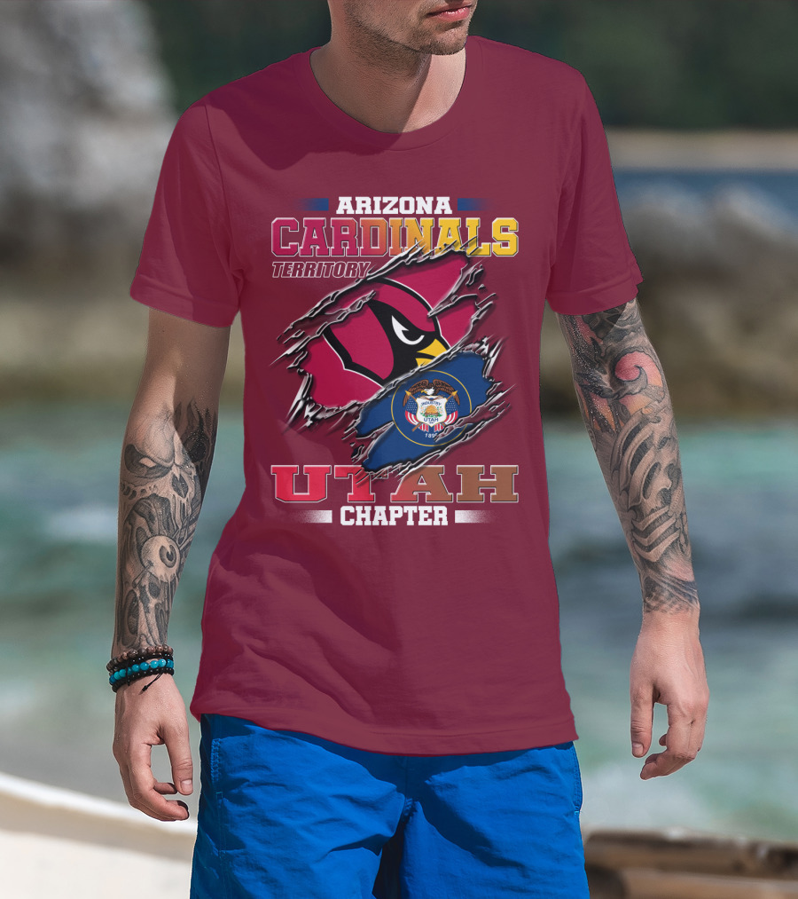 Arizona Cardinals Territory Utah Chapter T-Shirt
