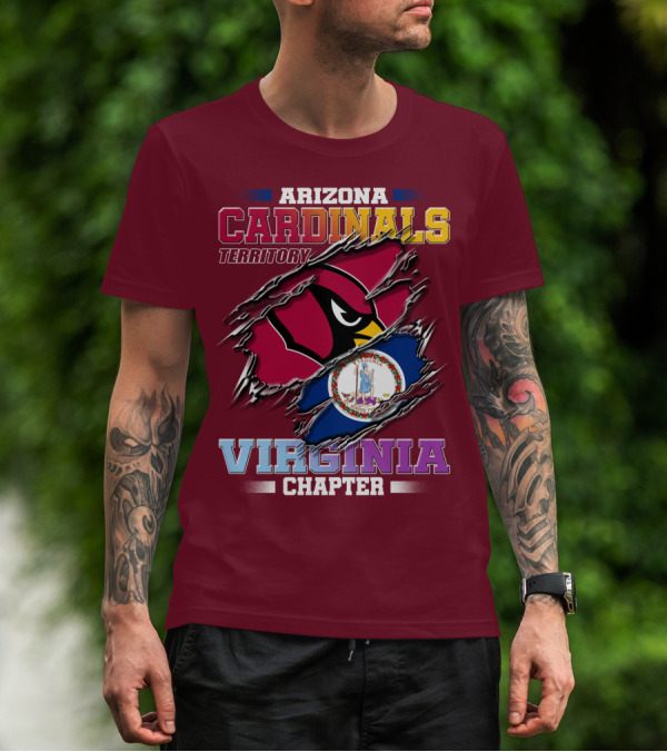 Arizona Cardinals Territory Virginia Chapter T-Shirt