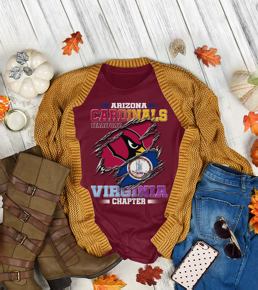 Arizona Cardinals Territory Virginia Chapter T-Shirt