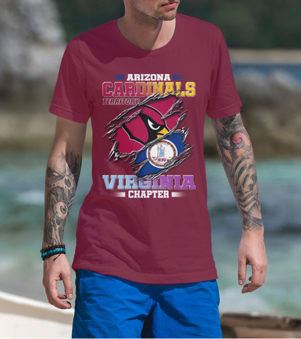 Arizona Cardinals Territory Virginia Chapter T-Shirt