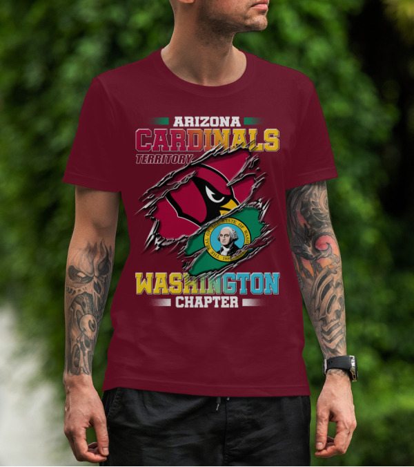 Arizona Cardinals Territory Washington Chapter T-Shirt