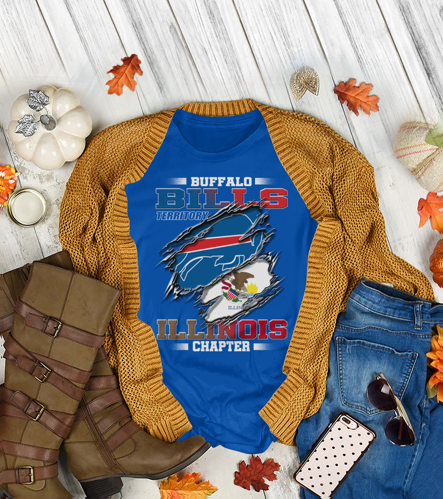 Buffalo Bills Territory Illinois Chapter T-Shirt