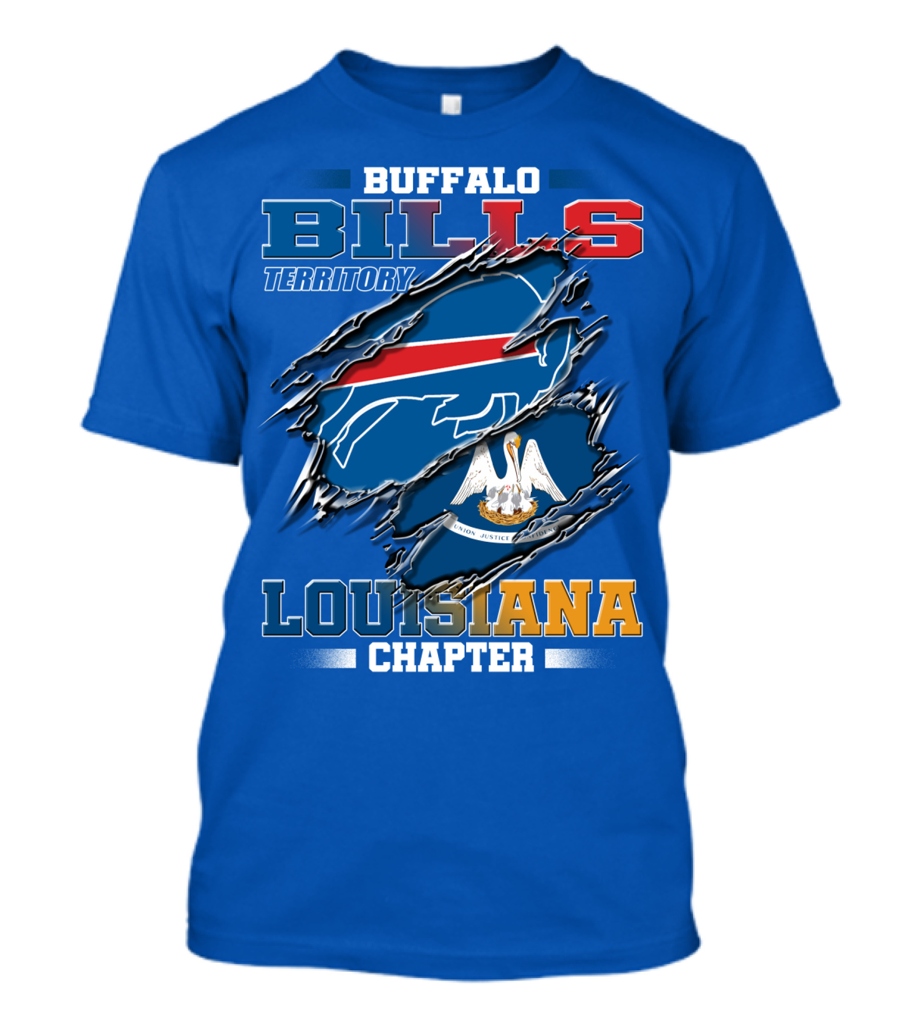 Buffalo Bills Territory Louisiana Chapter T-Shirt