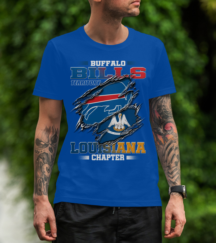 Buffalo Bills Territory Louisiana Chapter T-Shirt