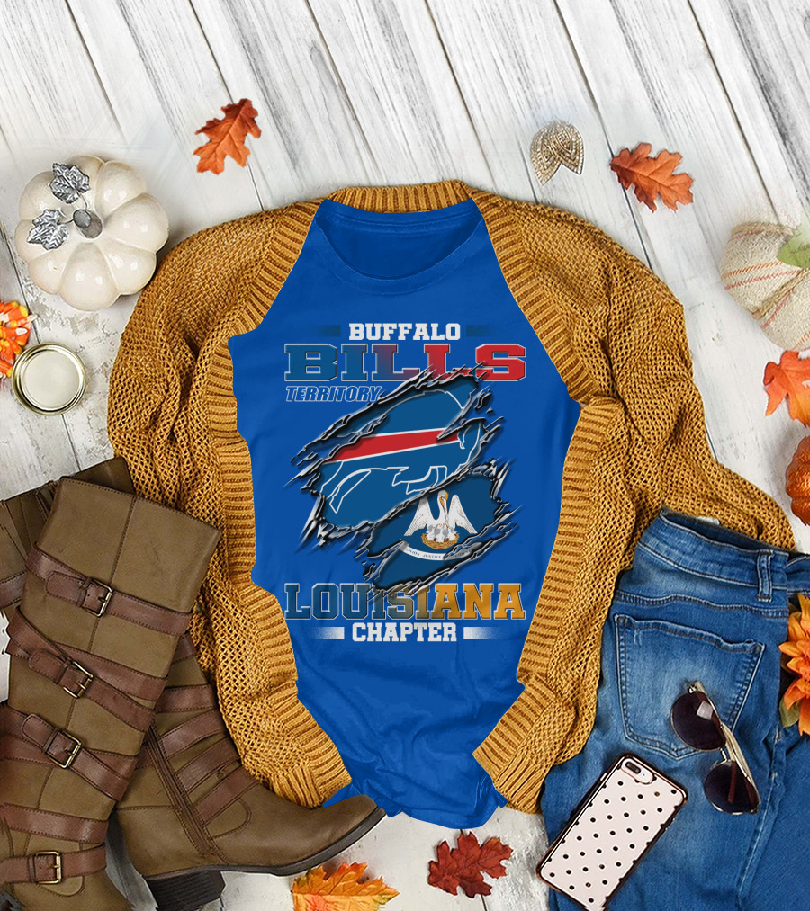 Buffalo Bills Territory Louisiana Chapter T-Shirt