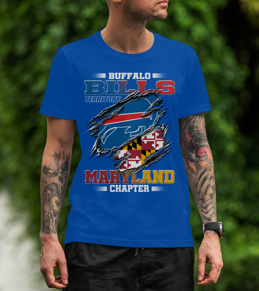 Buffalo Bills Territory Maryland Chapter T-Shirt