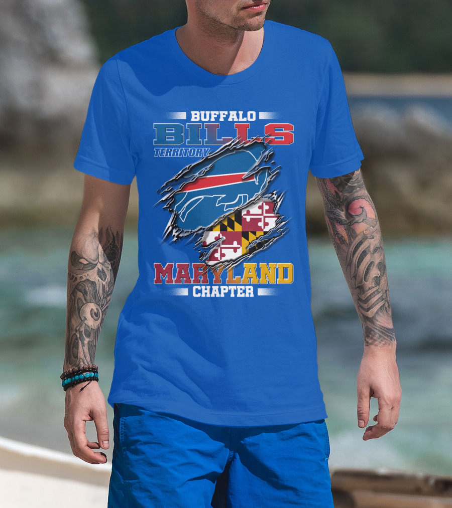 Buffalo Bills Territory Maryland Chapter T-Shirt