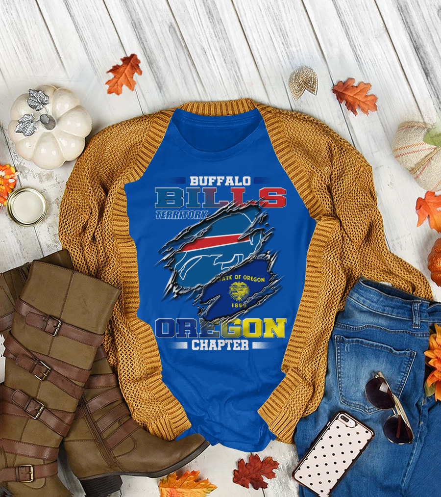 Buffalo Bills Territory Oregon Chapter State of Oregon 1859 T-Shirt