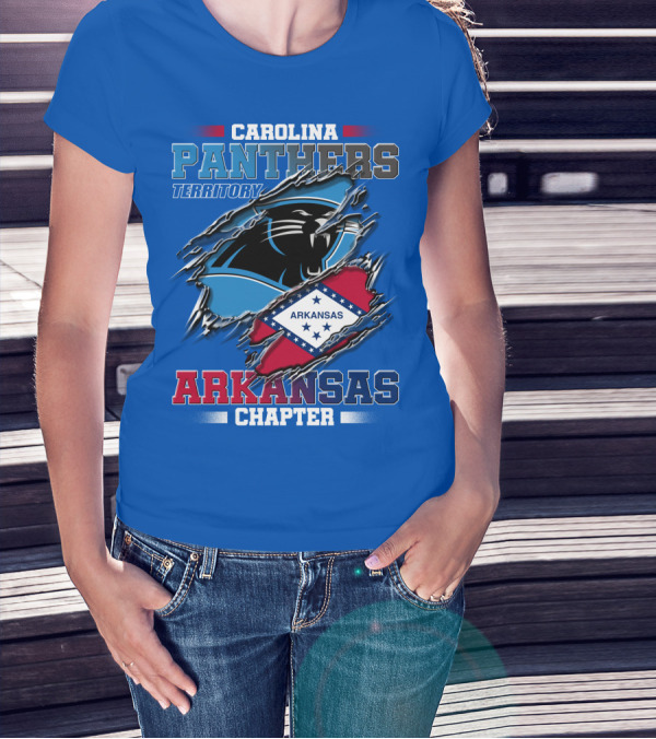 Carolina Panthers Territory Arkansas Chapter T-Shirt