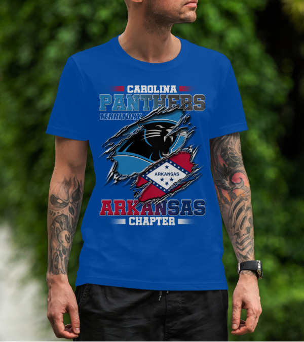 Carolina Panthers Territory Arkansas Chapter T-Shirt