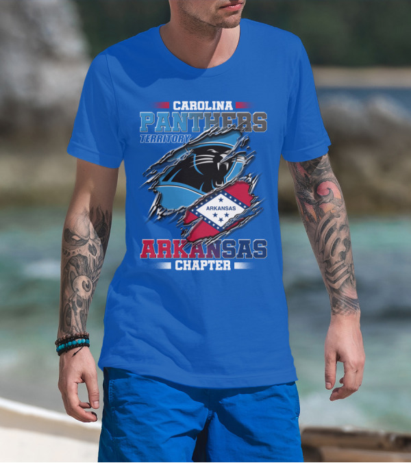 Carolina Panthers Territory Arkansas Chapter T-Shirt
