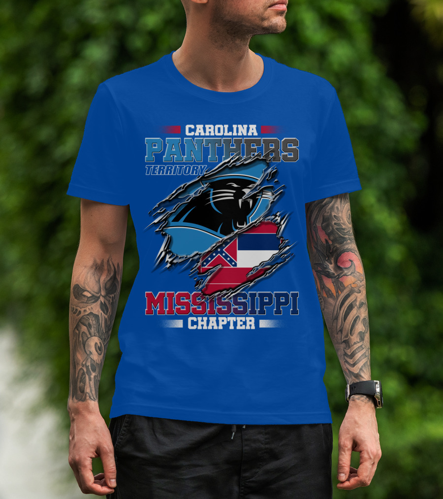 Carolina Panthers Territory Mississippi Chapter T-Shirt