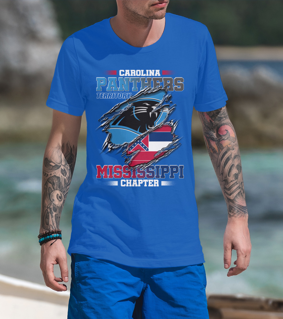 Carolina Panthers Territory Mississippi Chapter T-Shirt