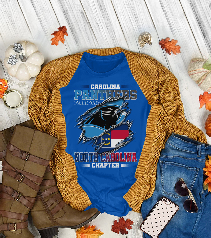 Carolina Panthers Territory North Carolina Chapter T-Shirt
