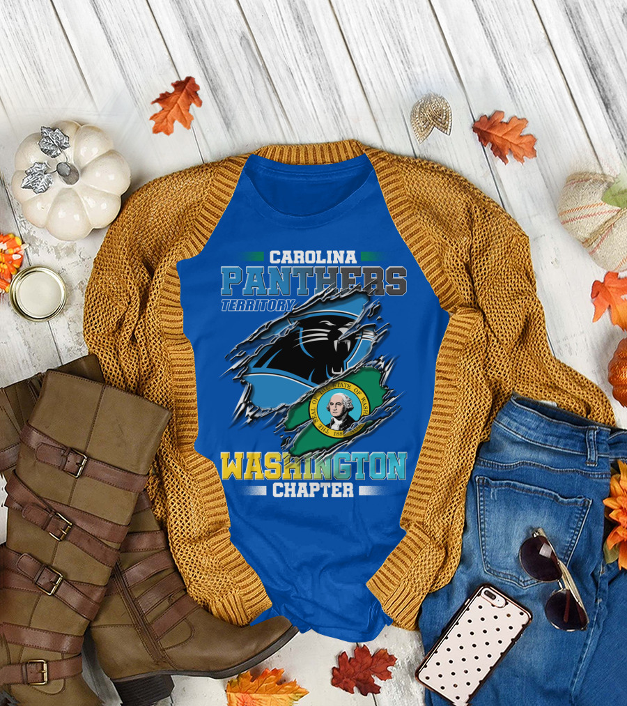 CAROLINA PANTHERS TERRITORY WASHINGTON CHAPTER T-Shirt