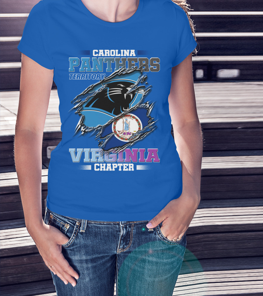 Carolina Panthers Territory Virginia Chapter T-Shirt