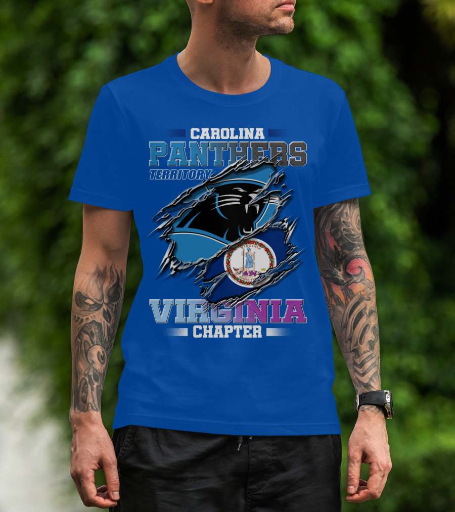 Carolina Panthers Territory Virginia Chapter T-Shirt