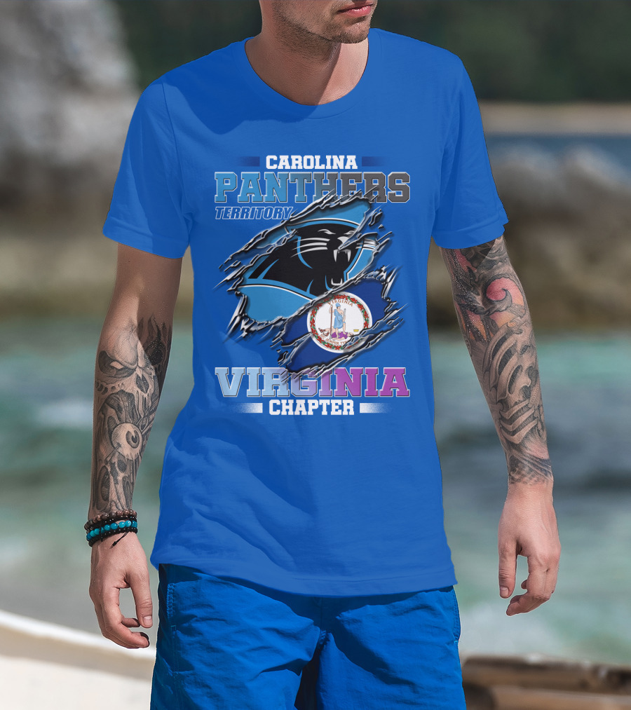 Carolina Panthers Territory Virginia Chapter T-Shirt