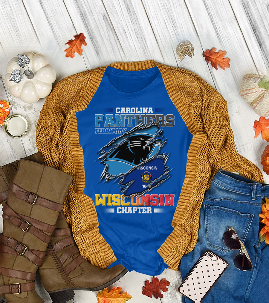 Carolina Panthers Territory Wisconsin Chapter T-Shirt