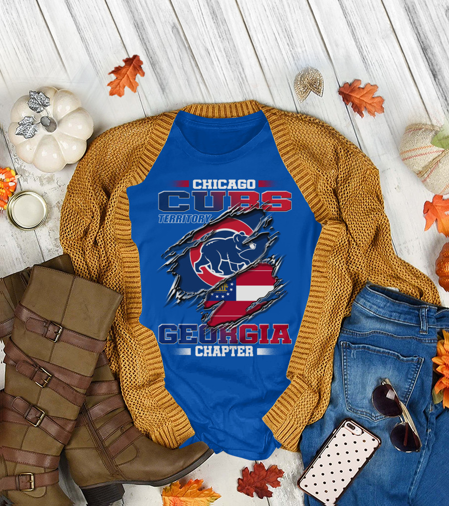 Chicago Cubs Territory Georgia Chapter T-Shirt