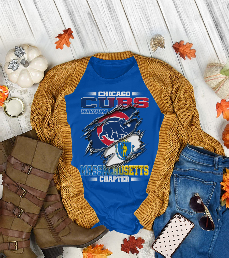 Chicago Cubs Territory Massachusetts Chapter T-Shirt