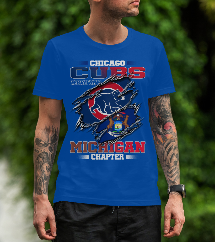 Chicago Cubs Territory Michigan Chapter T-Shirt