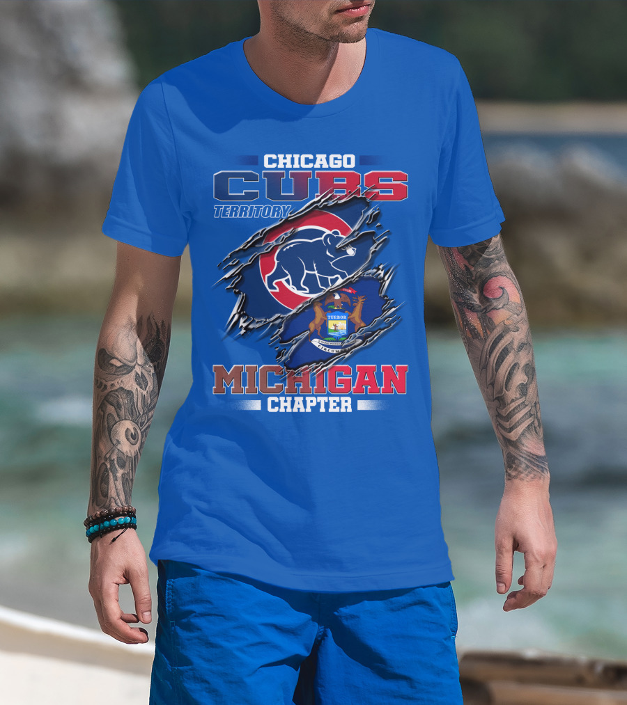 Chicago Cubs Territory Michigan Chapter T-Shirt