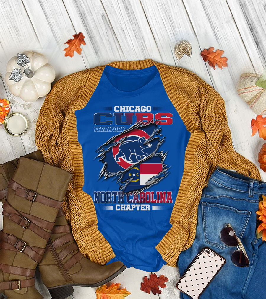 Chicago Cubs Territory North Carolina Chapter T-Shirt